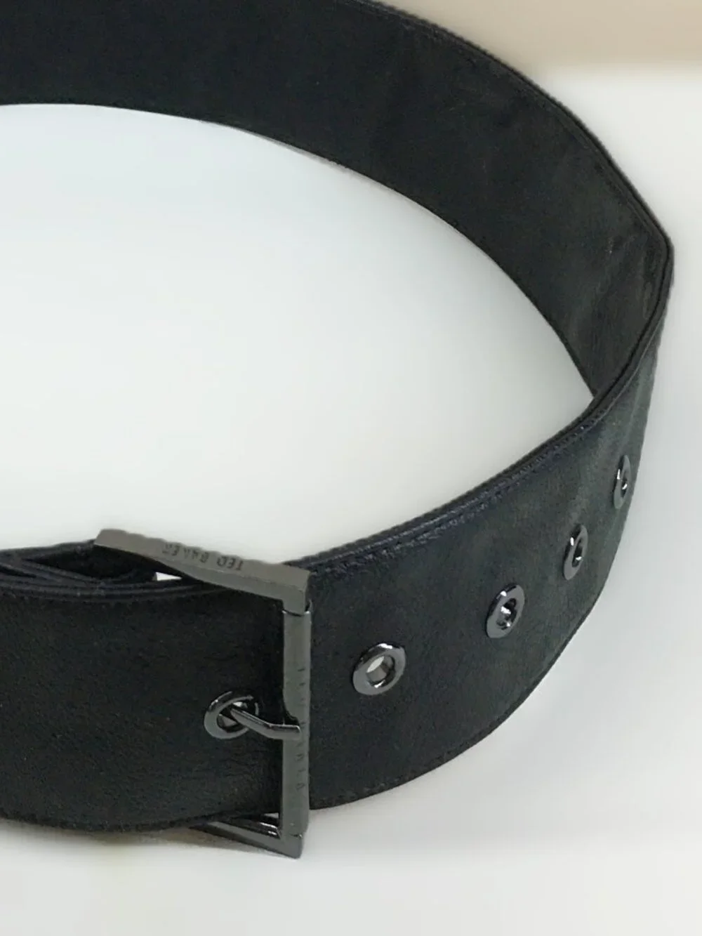 TED BAKER LONDON Soft Leather Belt Vintage Accessory